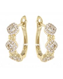 KITE SHAPE DIAMOND HUGGIES (TE770)