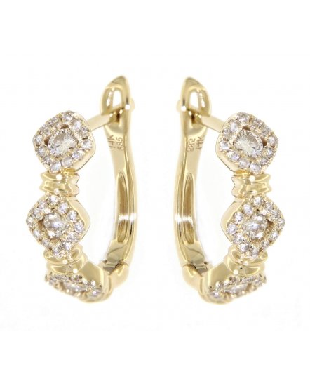 KITE SHAPE DIAMOND HUGGIES (TE770)