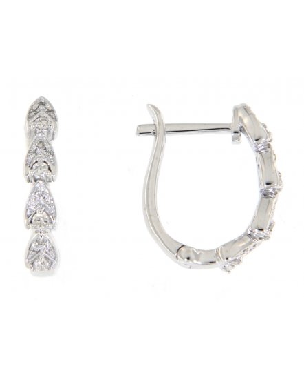  PEAR STYLE DIAMOND HUGGIES (TE774)