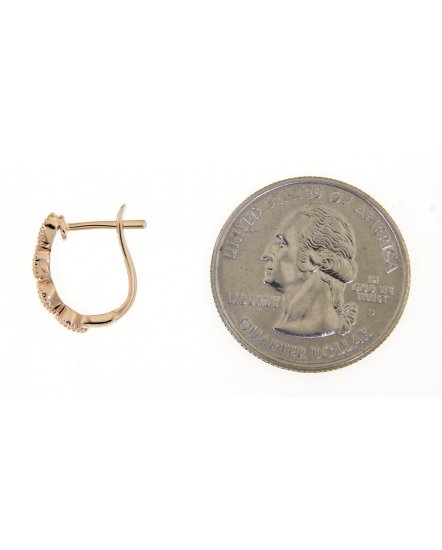  PEAR STYLE DIAMOND HUGGIES (TE775)