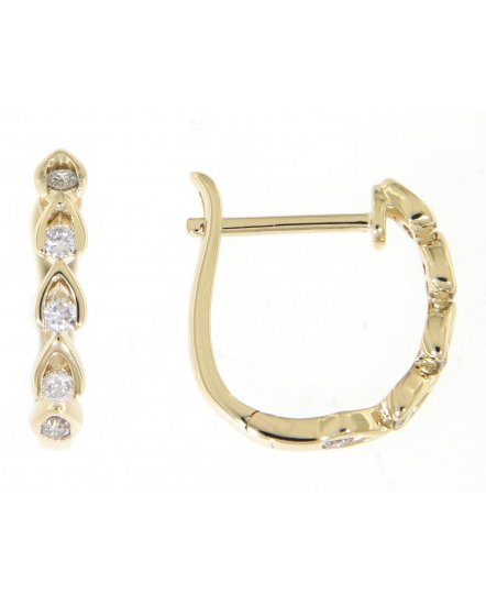  PEAR STYLE DIAMOND HUGGIES (TE777)