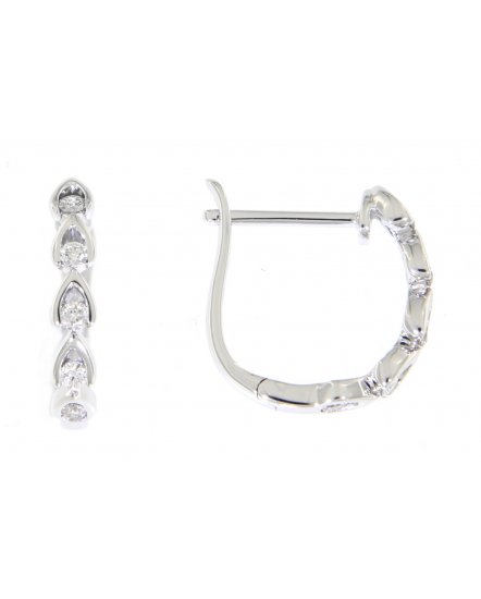  PEAR STYLE DIAMOND HUGGIES (TE777)