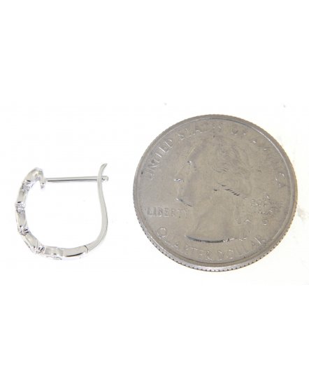  PEAR STYLE DIAMOND HUGGIES (TE777)