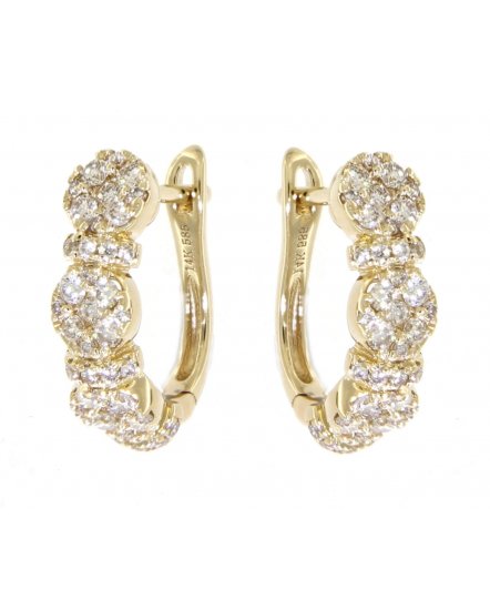 CLUSTER DIAMOND HUGGIES (TE784)