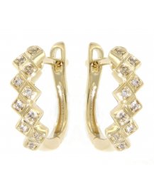  SQUARE DIAMOND HUGGIES (TE791)