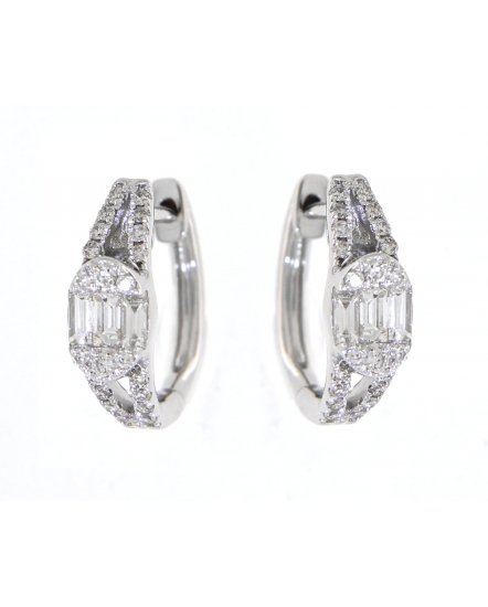 BAGUETTE DIAMOND HUGGIES (TE806)