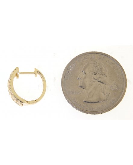 HEXAGON STYLE DIAMOND HUGGIES (TE810)