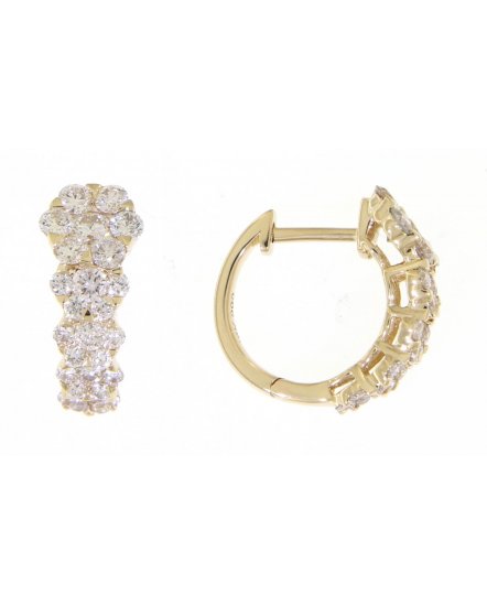 CLUSTER DIAMOND HUGGIES (TE813)