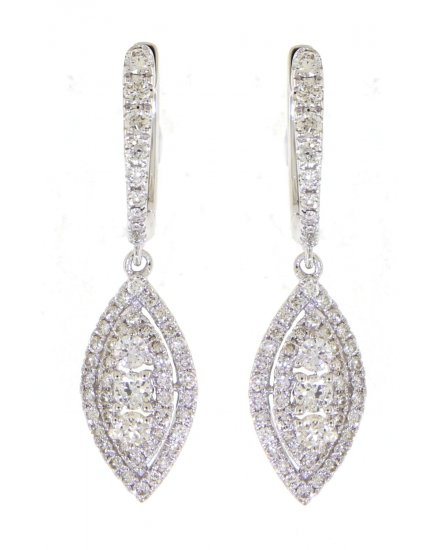 MARQUISE SHAPE DIAMOND DANGLING (TE814)