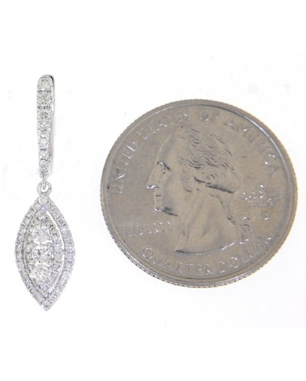 MARQUISE SHAPE DIAMOND DANGLING (TE814)