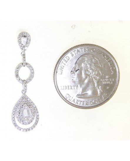 PEAR STYLE DIAMOND DANGLING (TE815)