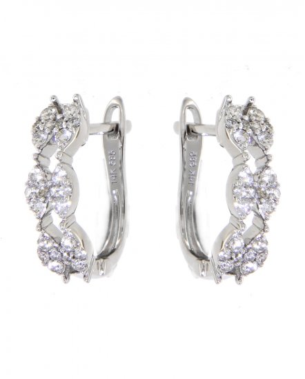 MARQUISE STYLE DIAMOND HUGGIES (TE833)