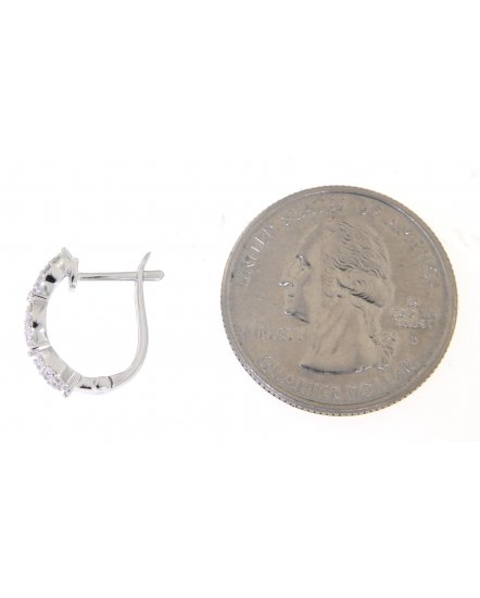 MARQUISE STYLE DIAMOND HUGGIES (TE833)