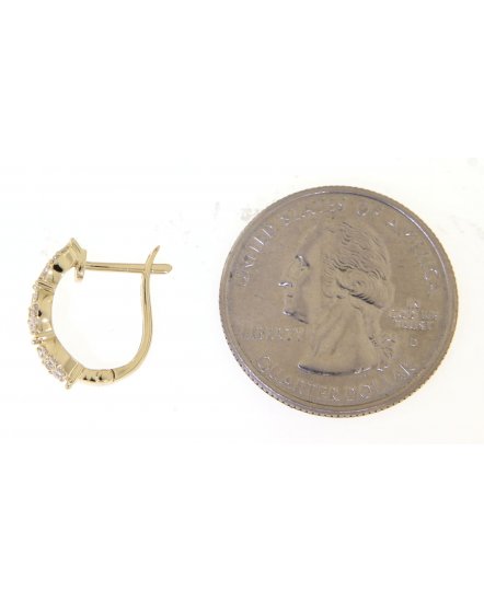 MARQUISE STYLE DIAMOND HUGGIES (TE833)