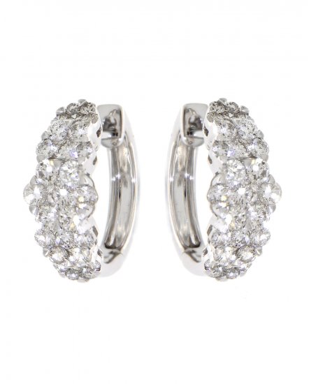 CLUSTER DIAMOND HUGGIES (TE843)