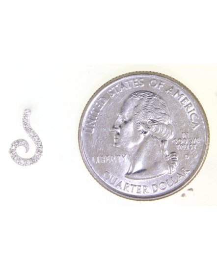 CURVED STYLE DIAMOND STUDS (TE850)