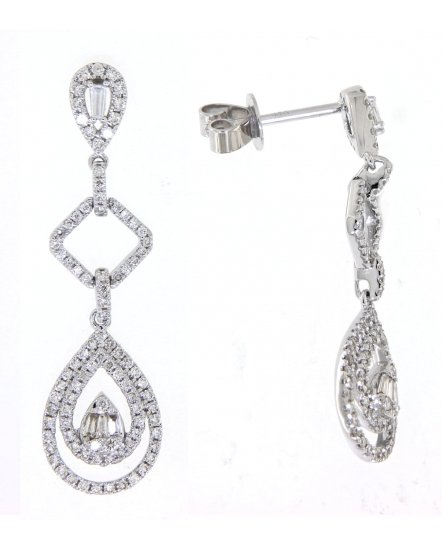 PEAR STYLE DIAMOND DANGLING (TE857)