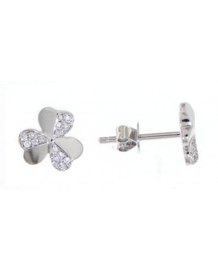 FLORAL STYLE DIAMOND STUDS (TE864)