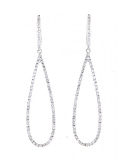 PEAR SHAPE DIAMOND DANGLING (TE870)