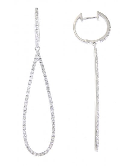 PEAR SHAPE DIAMOND DANGLING (TE870)