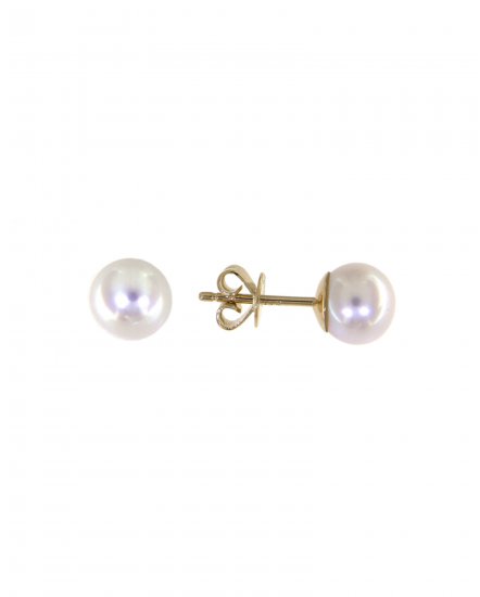 PEARL DIAMOND STUDS (TE872)