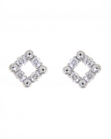 SQUARE DIAMOND STUDS (TE888)