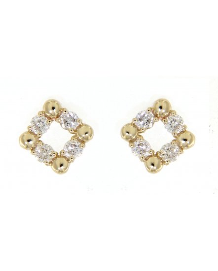 SQUARE DIAMOND STUDS (TE888)
