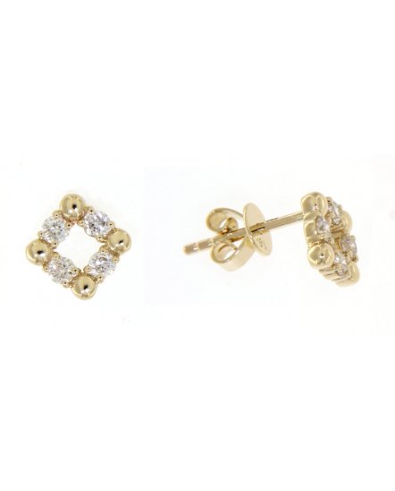SQUARE DIAMOND STUDS (TE888)