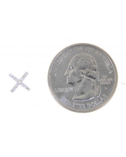  CROSS DIAMOND STUDS (TE893)