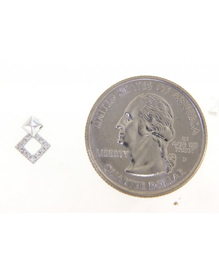 SQUARE DIAMOND STUDS (TE904)