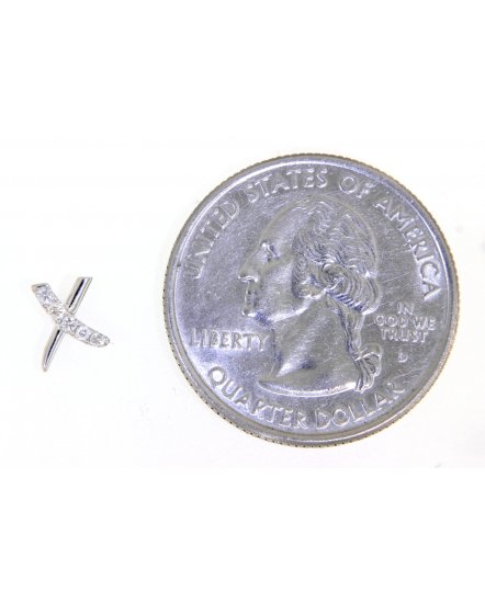 CROSS X DIAMOND STUDS (TE905)