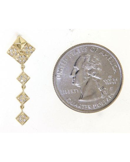 SQUARE DIAMOND DANGLING (TE912)