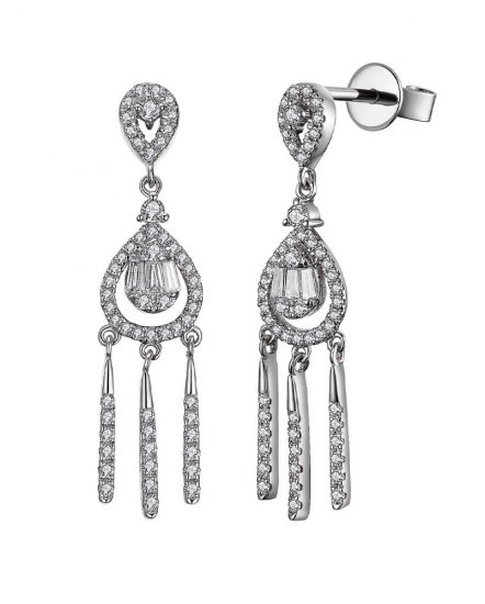 PEAR STYLE DIAMOND DANGLING (TE915)
