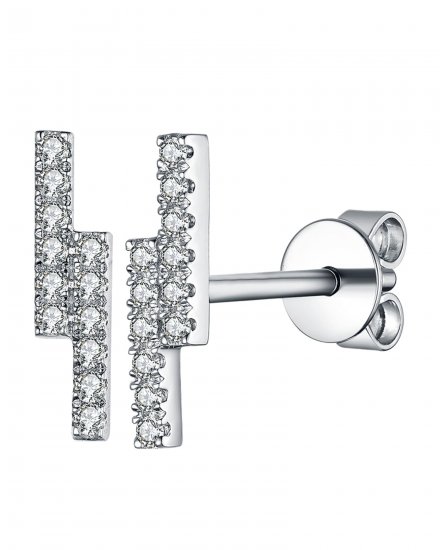 STRAIGHT BAR DIAMOND STUDS (TE924)