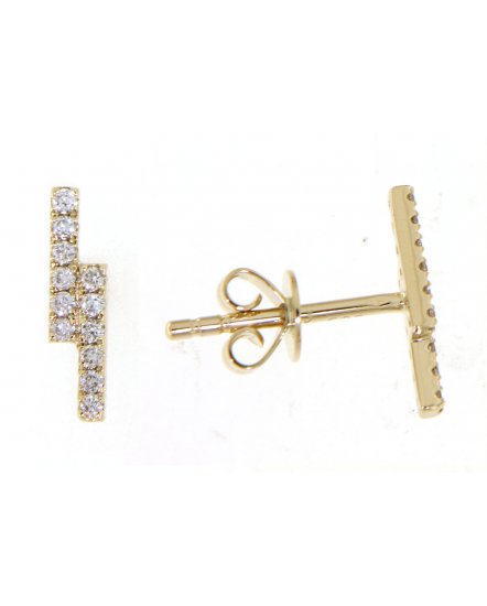 STRAIGHT BAR DIAMOND STUDS (TE924)