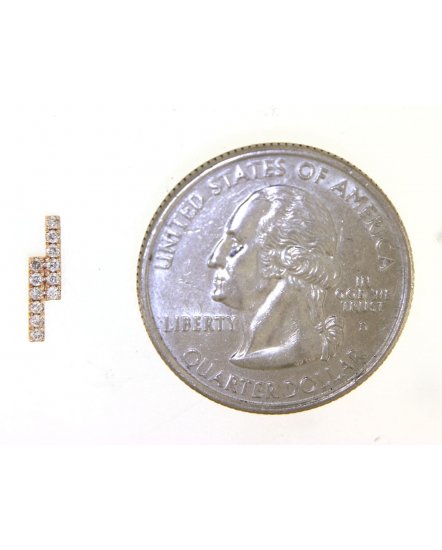 STRAIGHT BAR DIAMOND STUDS (TE924)