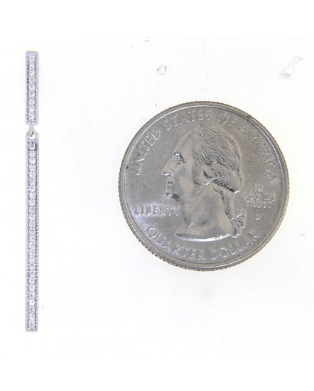  STRAIGHT BAR DIAMOND DANGLING  (TE926)