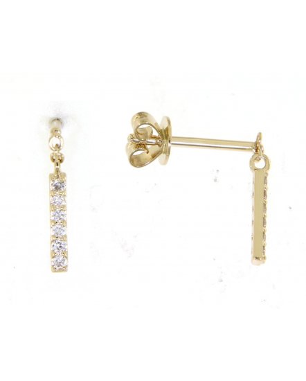 STRAIGHT BAR DIAMOND STUDS (TE928)