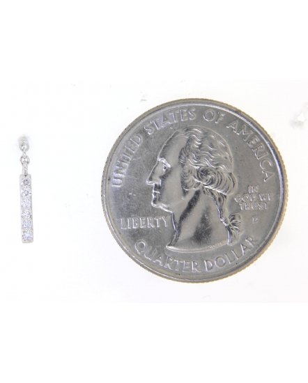 STRAIGHT BAR DIAMOND STUDS (TE928)