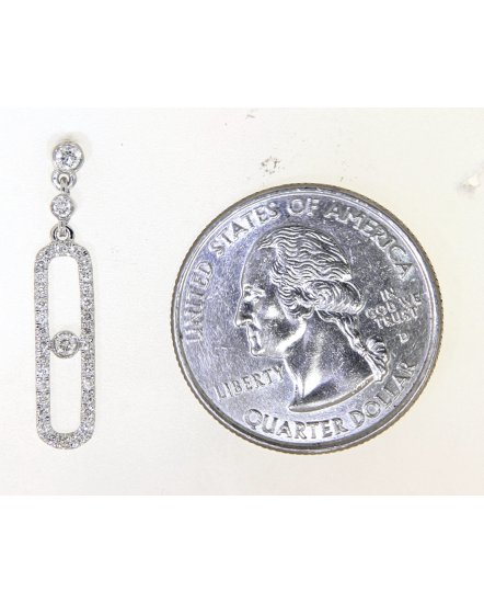 OPEN BAR DIAMOND DANGLING  (TE929)