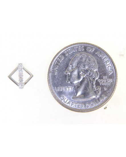 SQUARE DIAMOND STUDS (TE930)