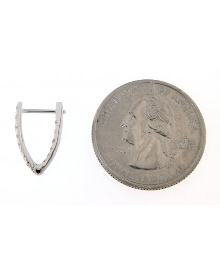 INSIDE OUTSIDE DIAMOND HOOPS (TE936)