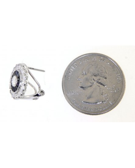 BAGUETTE SAPPHIRE DIAMOND OMEGA BACK (TE937)