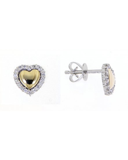 HEART SHAPE DIAMOND STUDS (TE939)