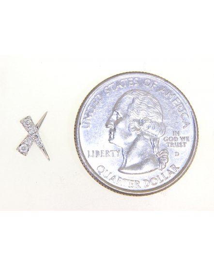 CROSS X DIAMOND STUDS (TE950)