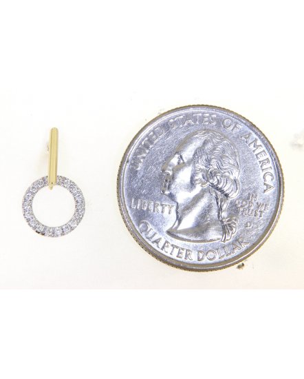 ROUND DIAMOND DANGLING (TE951)