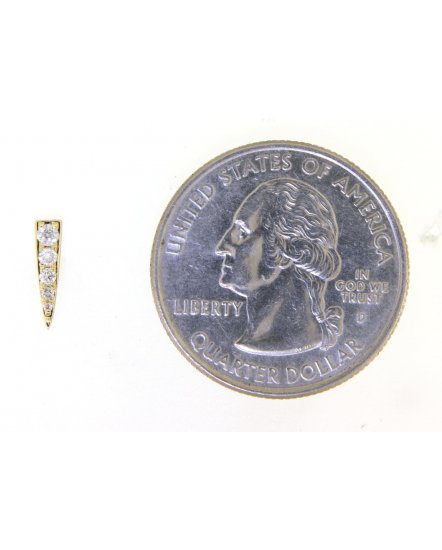 STRAIGHT BAR DIAMOND STUDS (TE957)