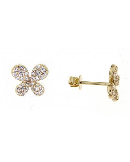 BUTTERFLY SHAPE DIAMOND STUDS (TE963)