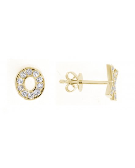 ALPHABETS DIAMOND STUDS (TE965)