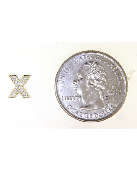 ALPHABETS DIAMOND STUDS (TE965)